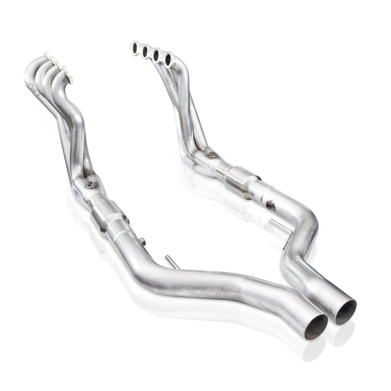 Pontiac G8 Performance Exhaust - Stainless Works - Long Tube Headers with Catted Leads - Mill finish - `08-`09